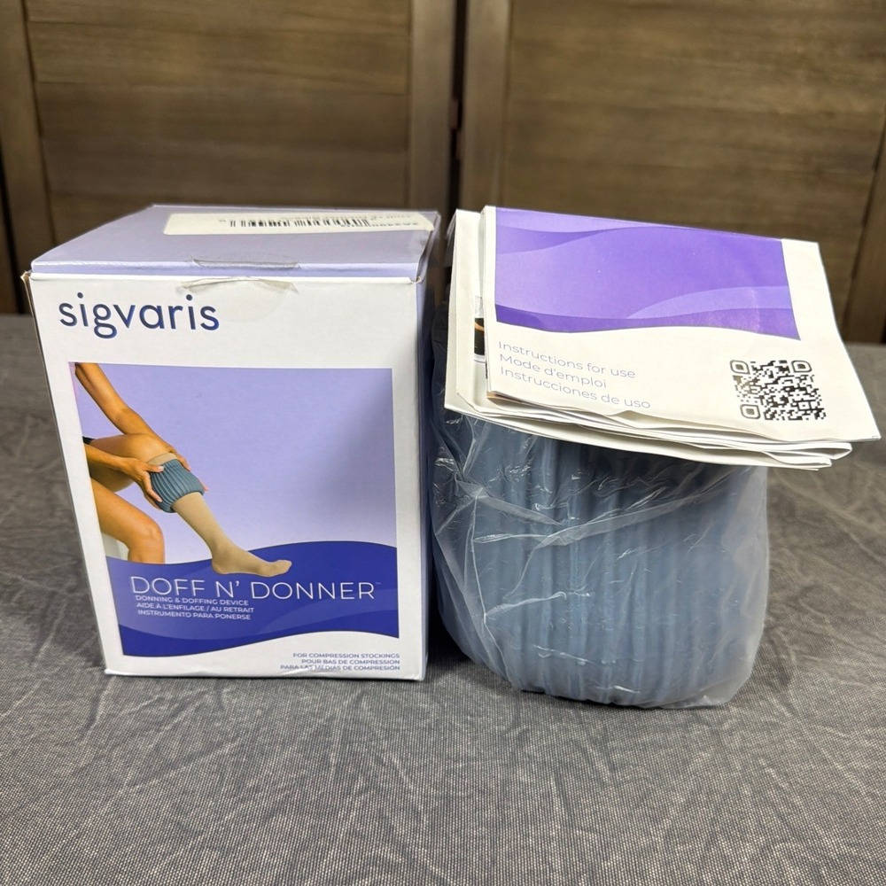 Sigvaris Doff N Donner Compression Stocking Donning and Doffing Device Blue NEW